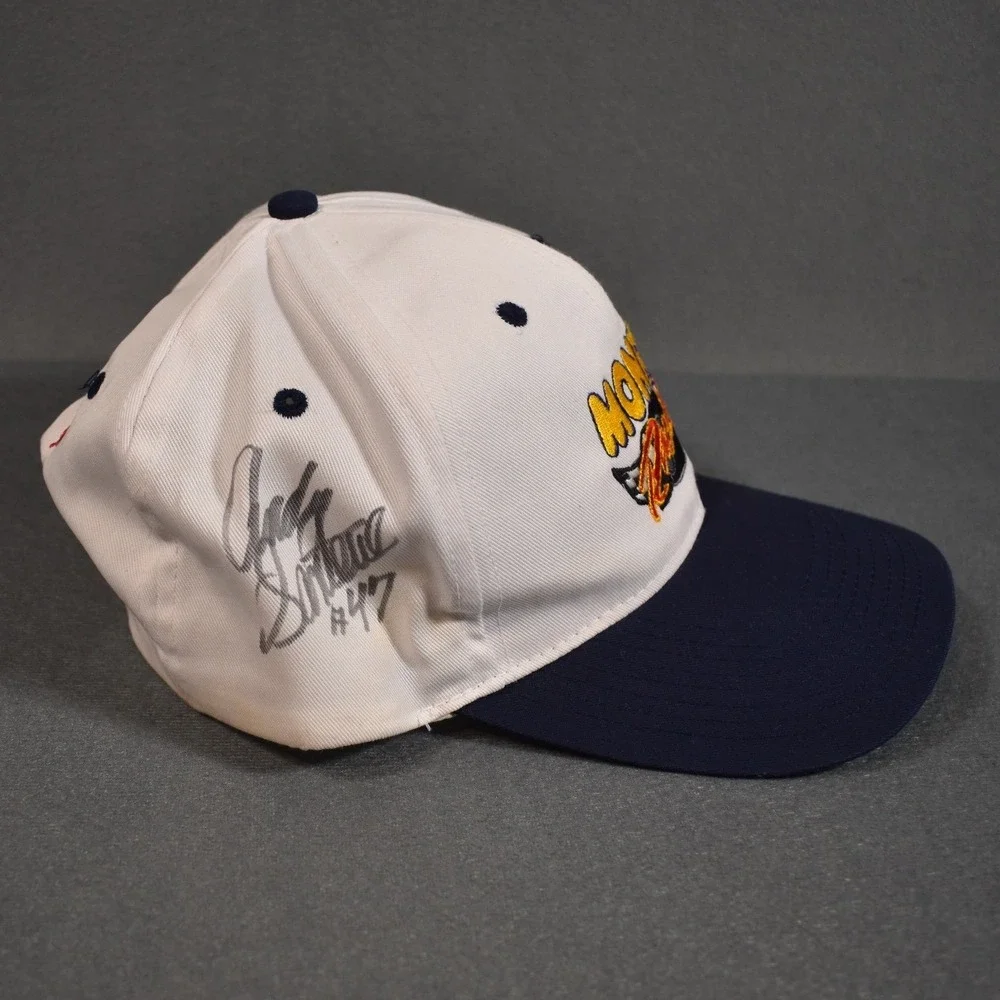 Vintage Andy Santerre Autographed Monro Racing Team 1998 Rookie of the Year Snap